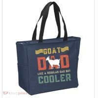 Goat Dad Like A Regular Dad But Cooler Tote Bag thumb 2