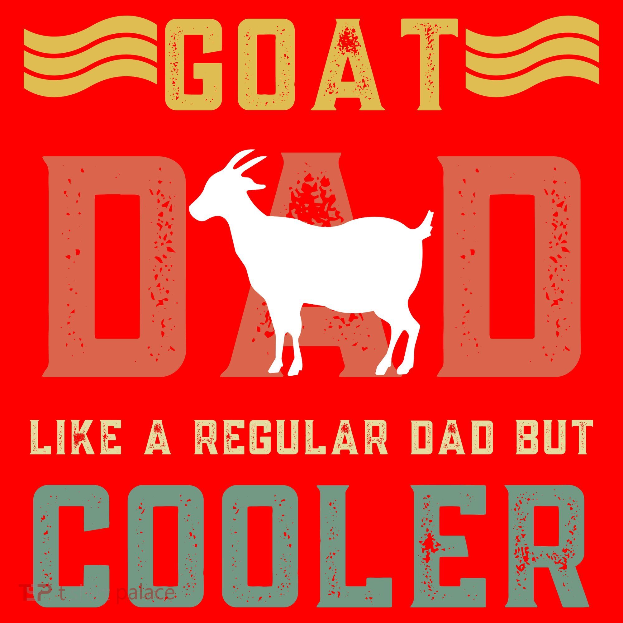 Goat Dad Like A Regular Dad But Cooler Santa Hat