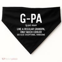 GPa Definition  Like A Regular Grandpa Only Cooler USA-Made Doggie Bandana thumb 0