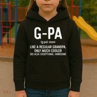 GPa Definition  Like A Regular Grandpa Only Cooler Kids Hoodie thumb 3