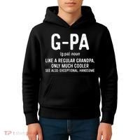 GPa Definition  Like A Regular Grandpa Only Cooler Kids Hoodie thumb 4