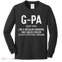 GPa Definition  Like A Regular Grandpa Only Cooler Kids Long Sleeve Shirt thumb 0