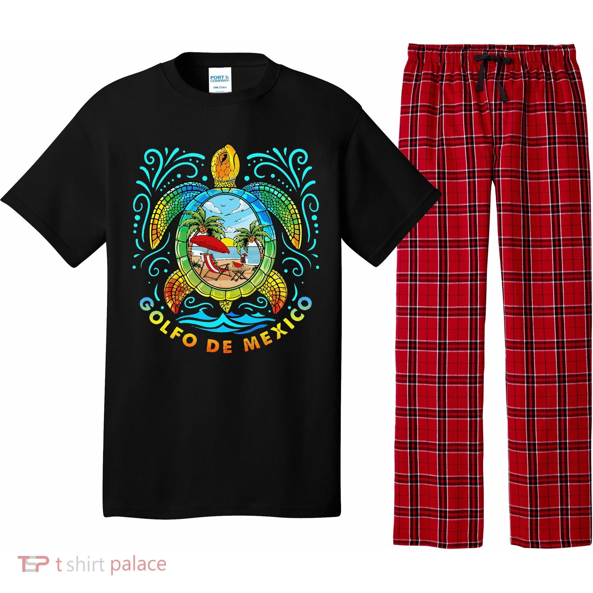 Golfo De Mexico Viva Mexico Gulf Of Mexico Pajama Set