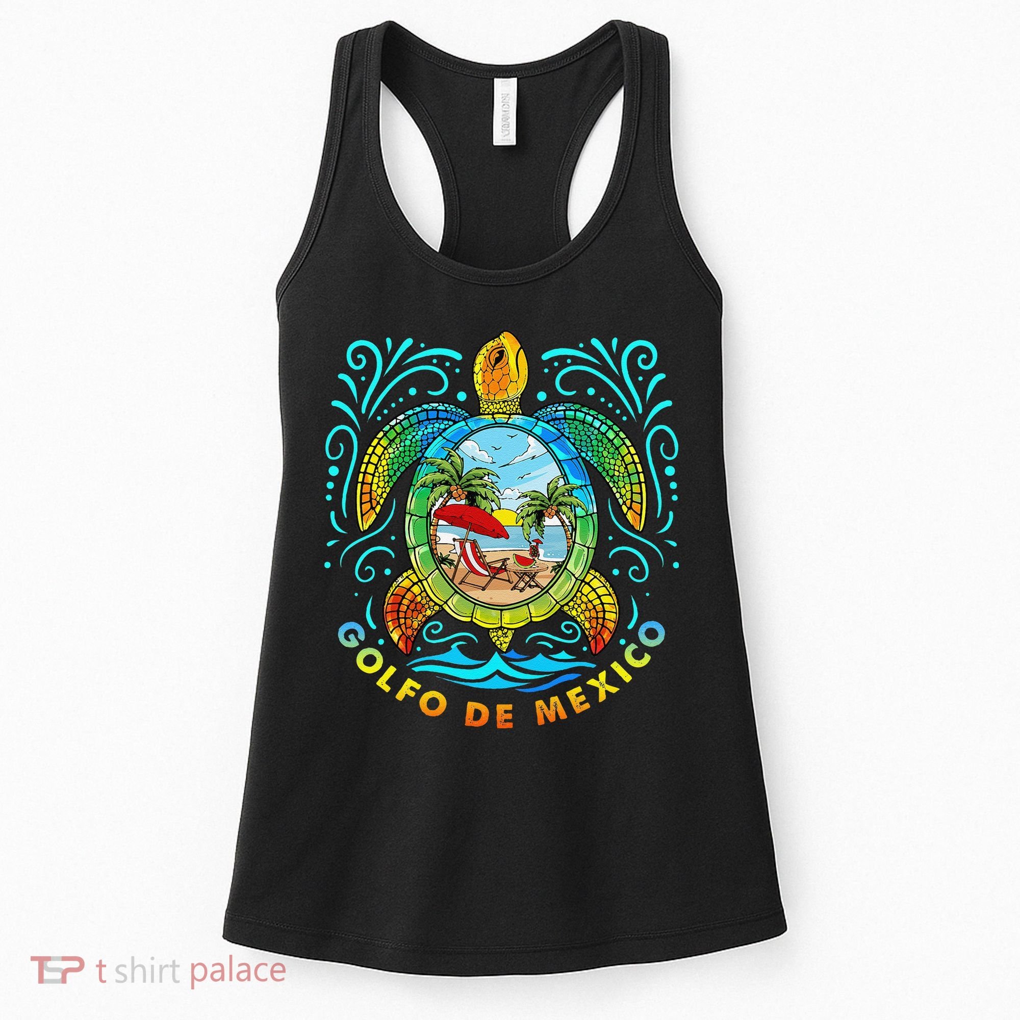 Golfo De Mexico Viva Mexico Gulf Of Mexico Women's Tank Top
