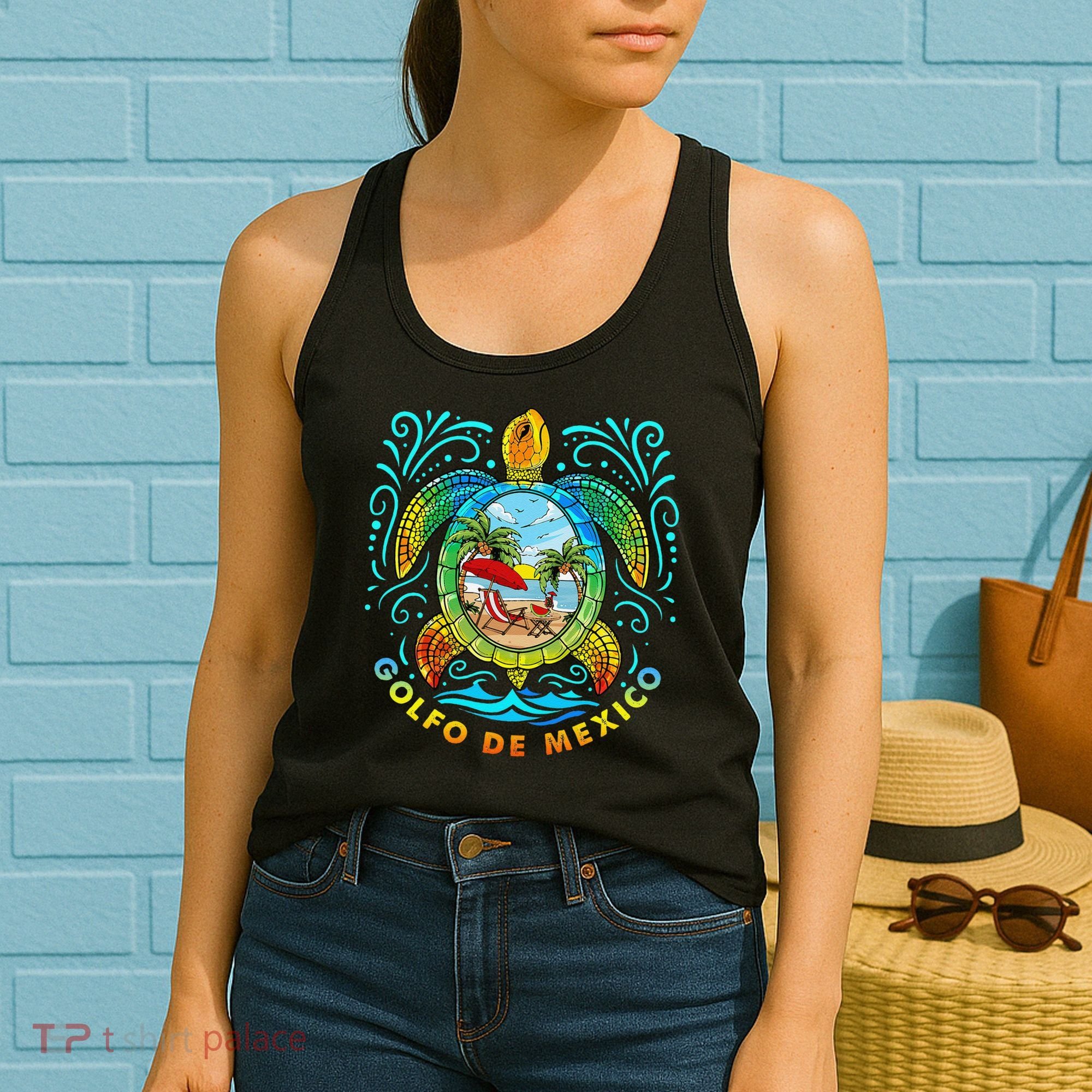 Golfo De Mexico Viva Mexico Gulf Of Mexico Women's Tank Top