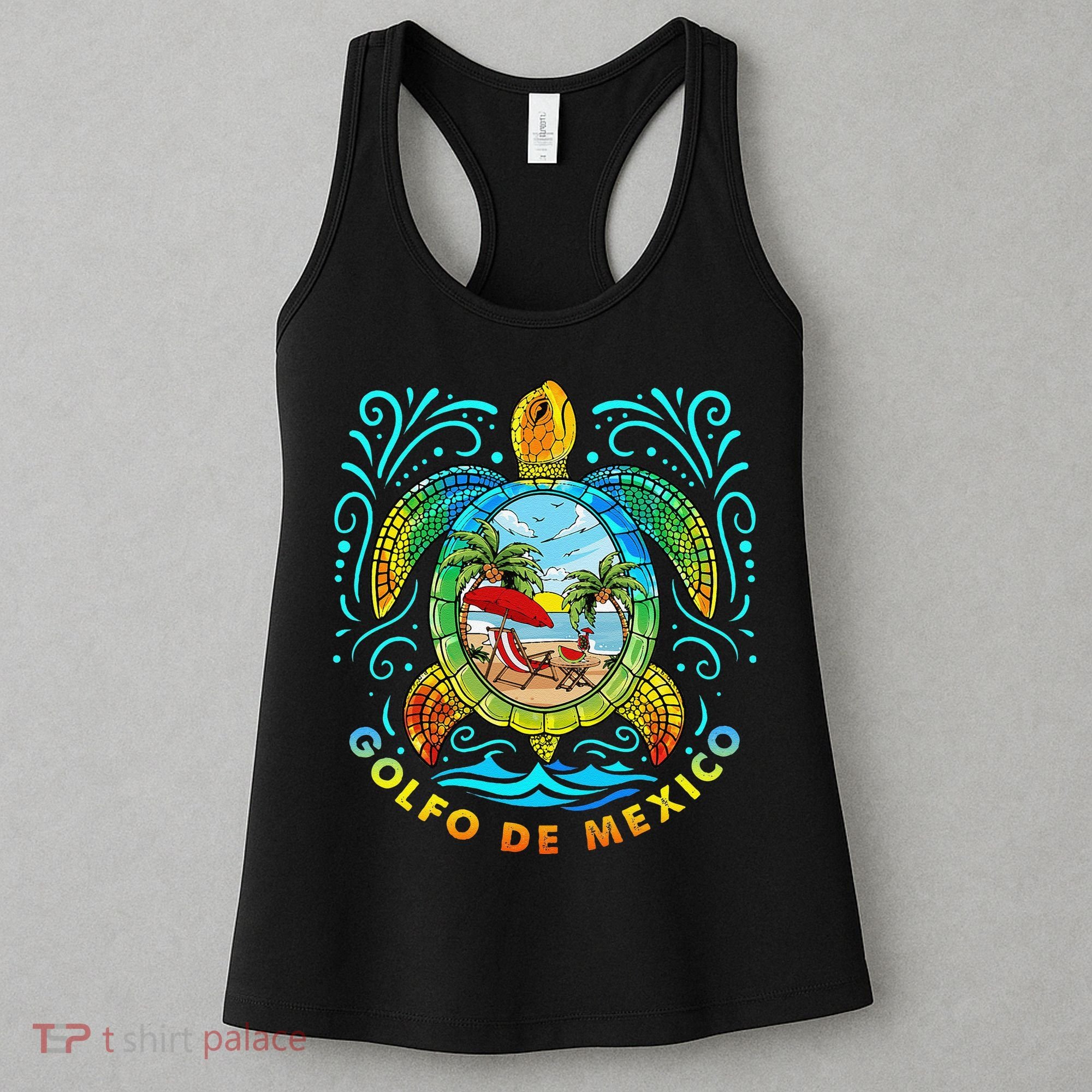 Golfo De Mexico Viva Mexico Gulf Of Mexico Women's Tank Top