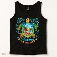 Golfo De Mexico Viva Mexico Gulf Of Mexico Tank Top thumb 2