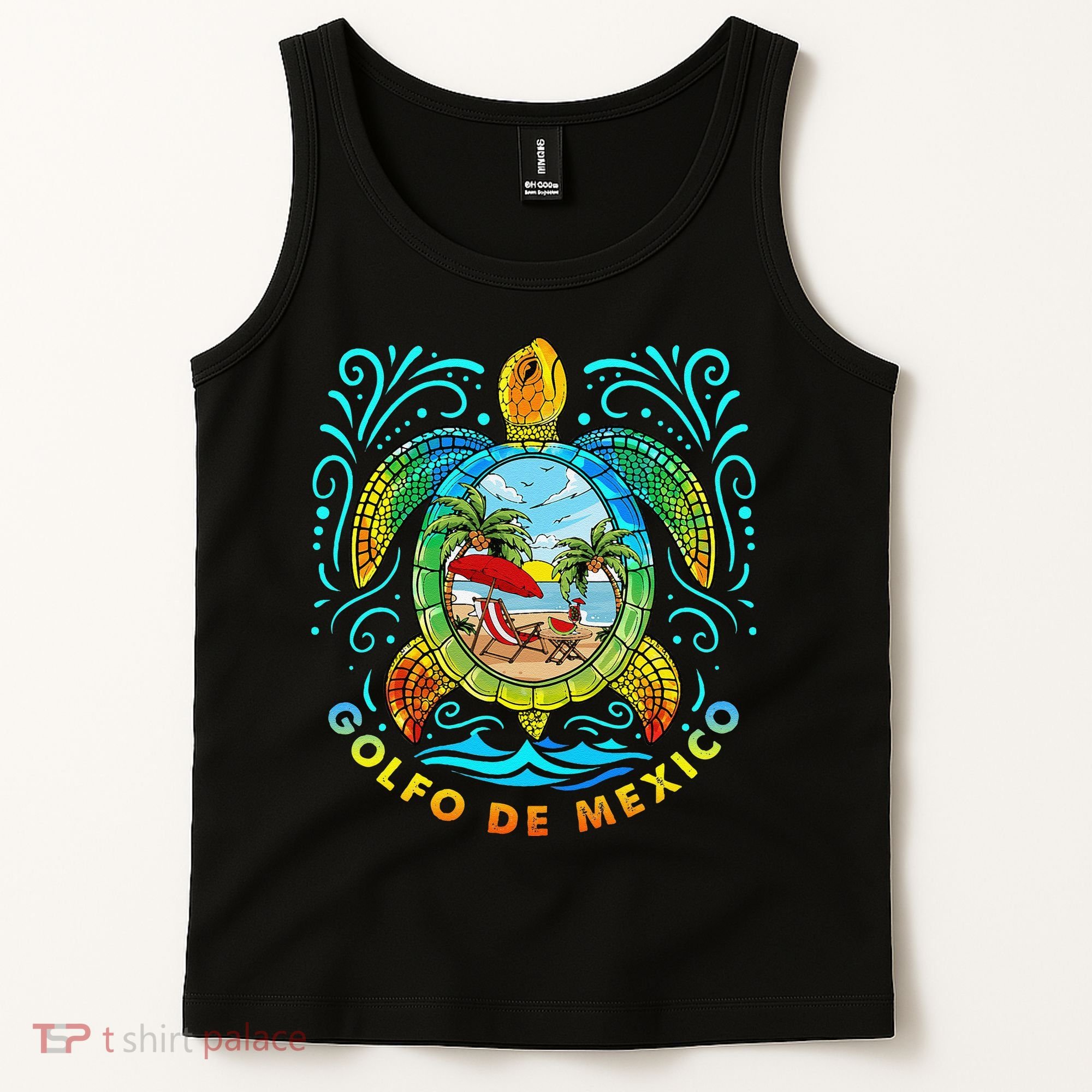Golfo De Mexico Viva Mexico Gulf Of Mexico Tank Top