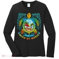 Golfo De Mexico Viva Mexico Gulf Of Mexico Women's Long Sleeve Shirt thumb 0