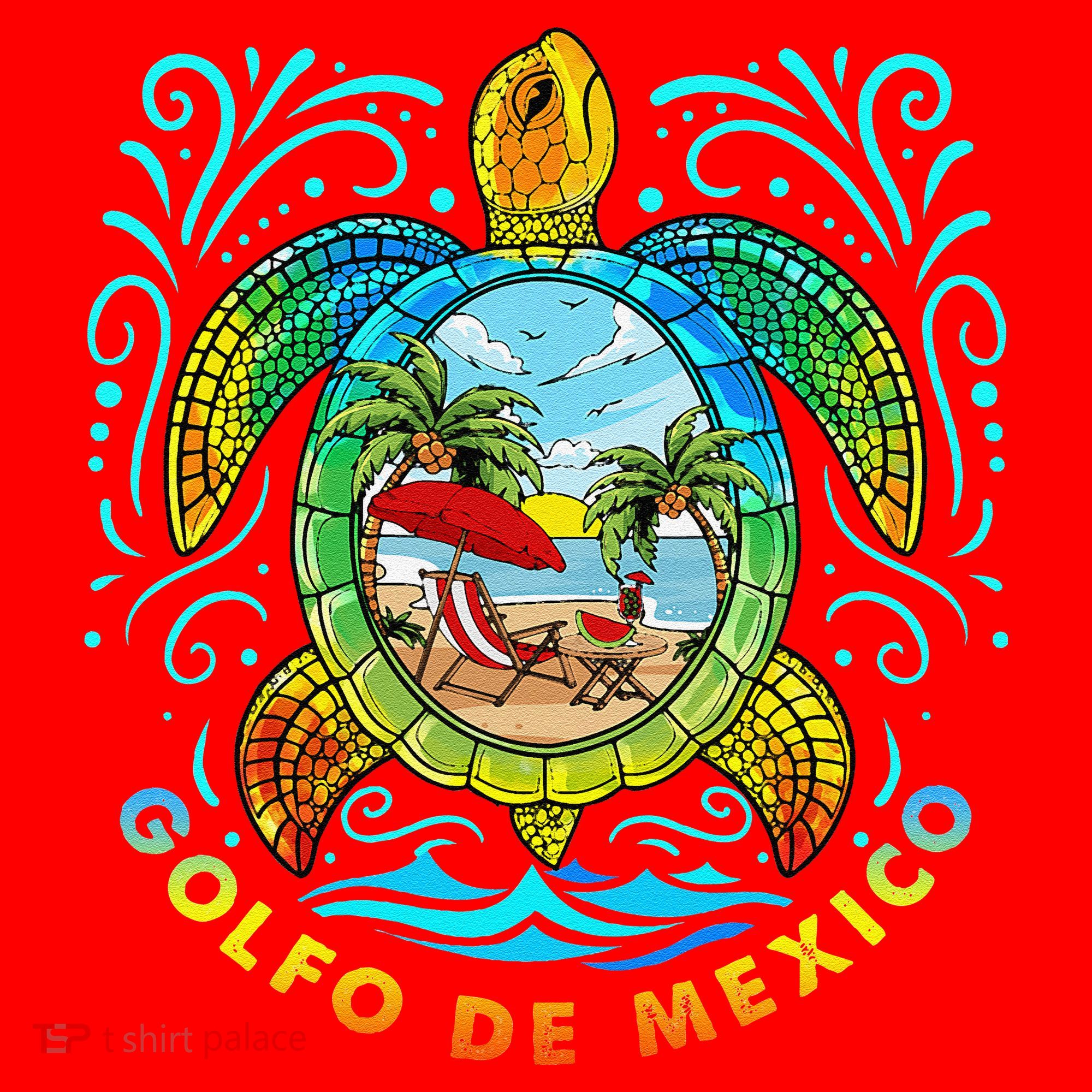 Golfo De Mexico Viva Mexico Gulf Of Mexico Santa Hat