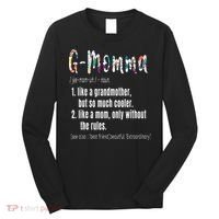 GMomma Definition Mother's Day & Birthday Gift Grandmother Long Sleeve Shirt thumb 0