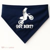 Got Dirt Moto Cross Dirt Biking Motorcross Motorcycles USA-Made Doggie Bandana thumb 0