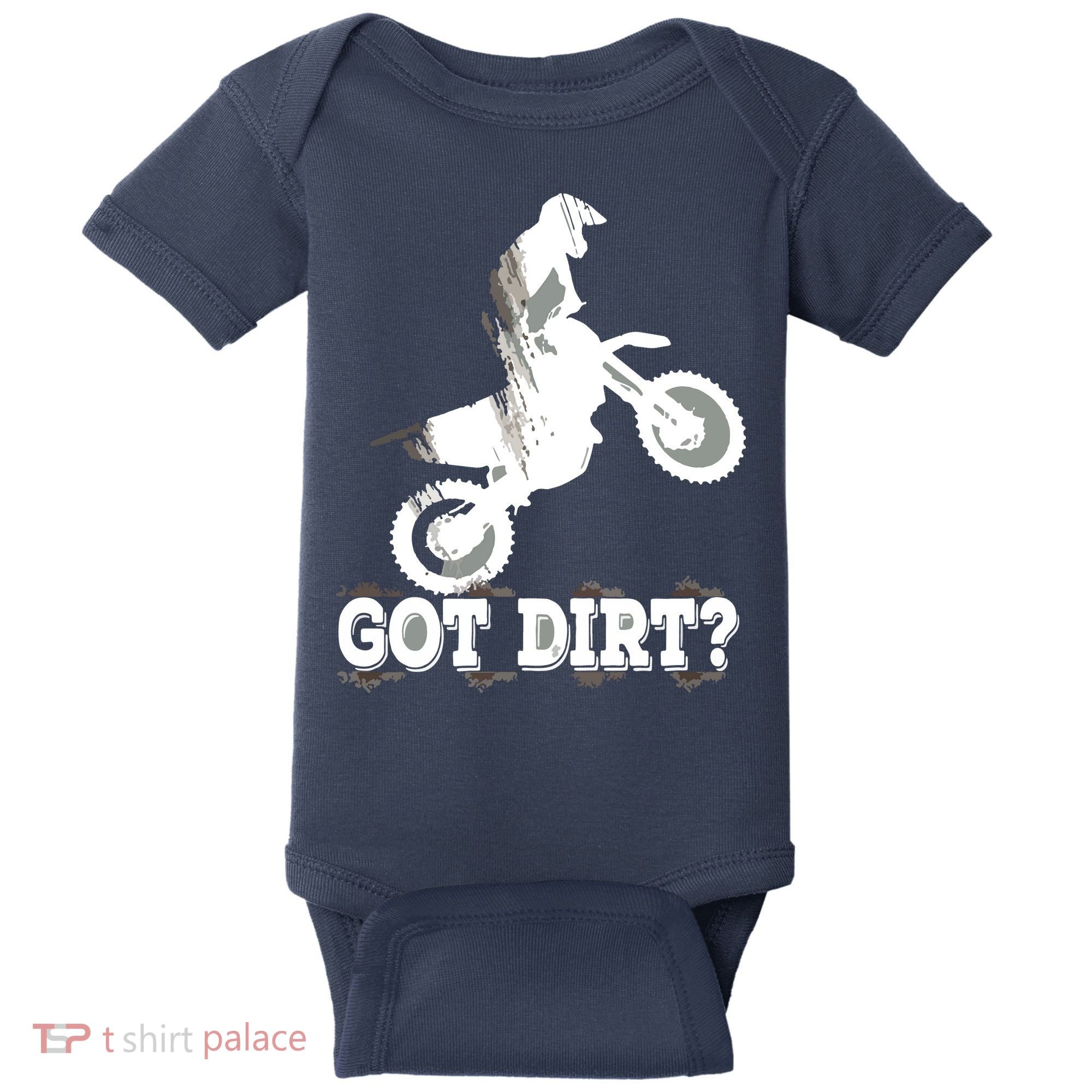 Got Dirt Moto Cross Dirt Biking Motorcross Motorcycles Baby Bodysuit