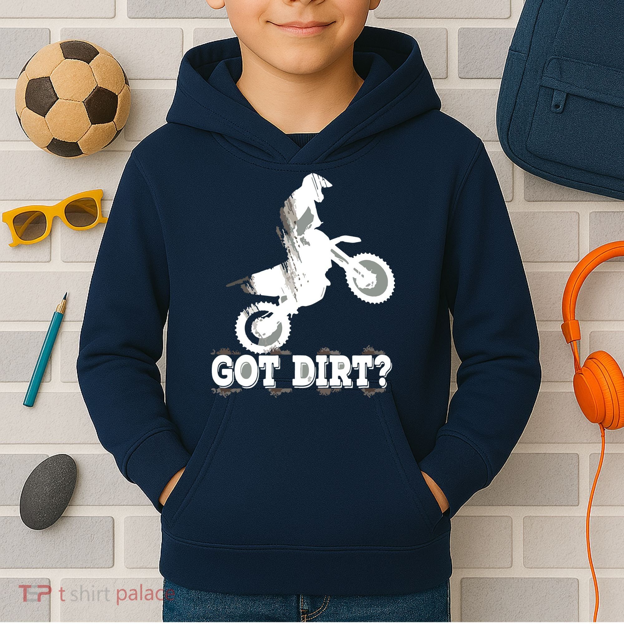 Got Dirt Moto Cross Dirt Biking Motorcross Motorcycles Kids Hoodie
