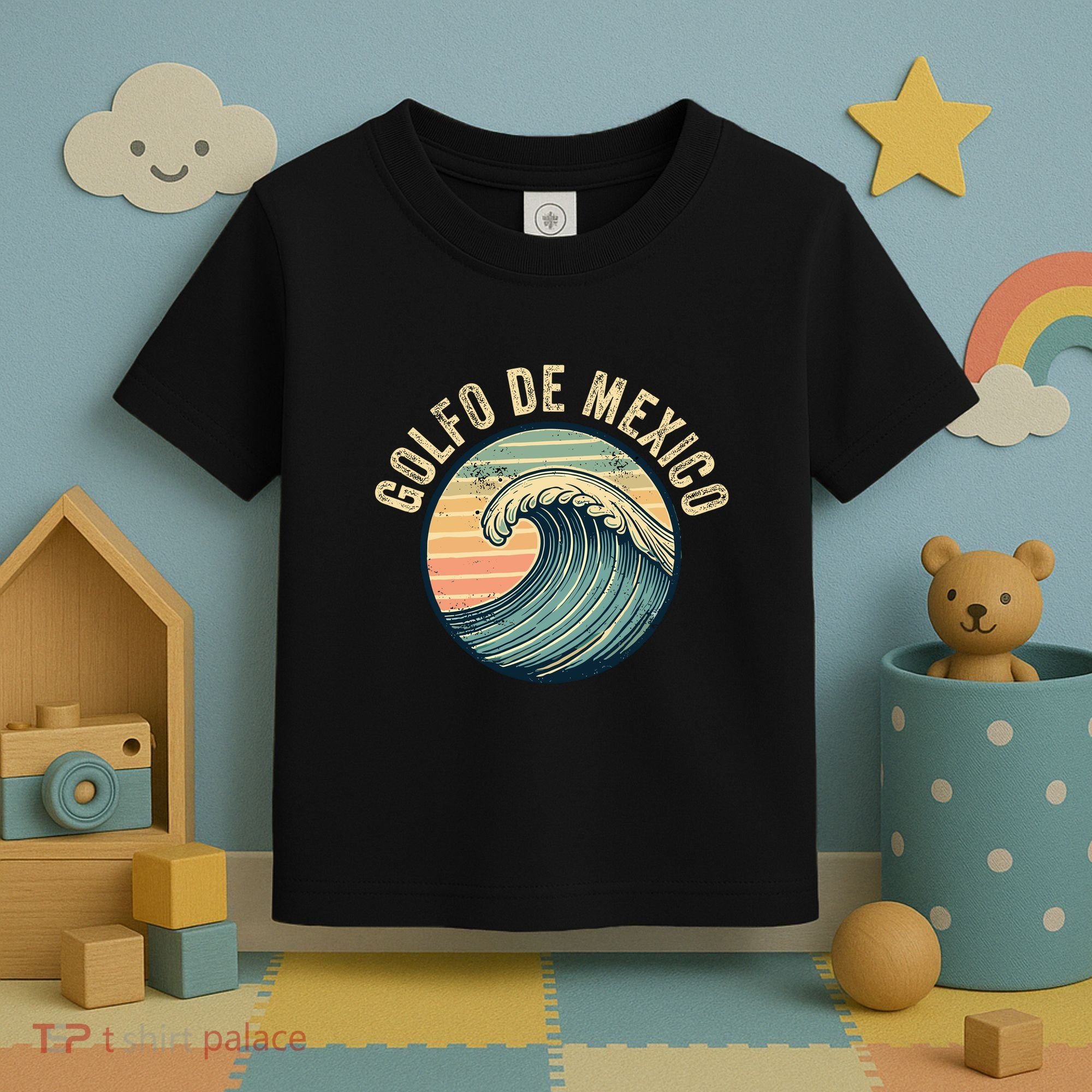 Golfo De Mexico Viva Mexico Gulf Of Mexico Toddler T-Shirt