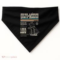 Golfo De MéXico Est 1550 Origin Gulf Of Mexico USA-Made Doggie Bandana thumb 0