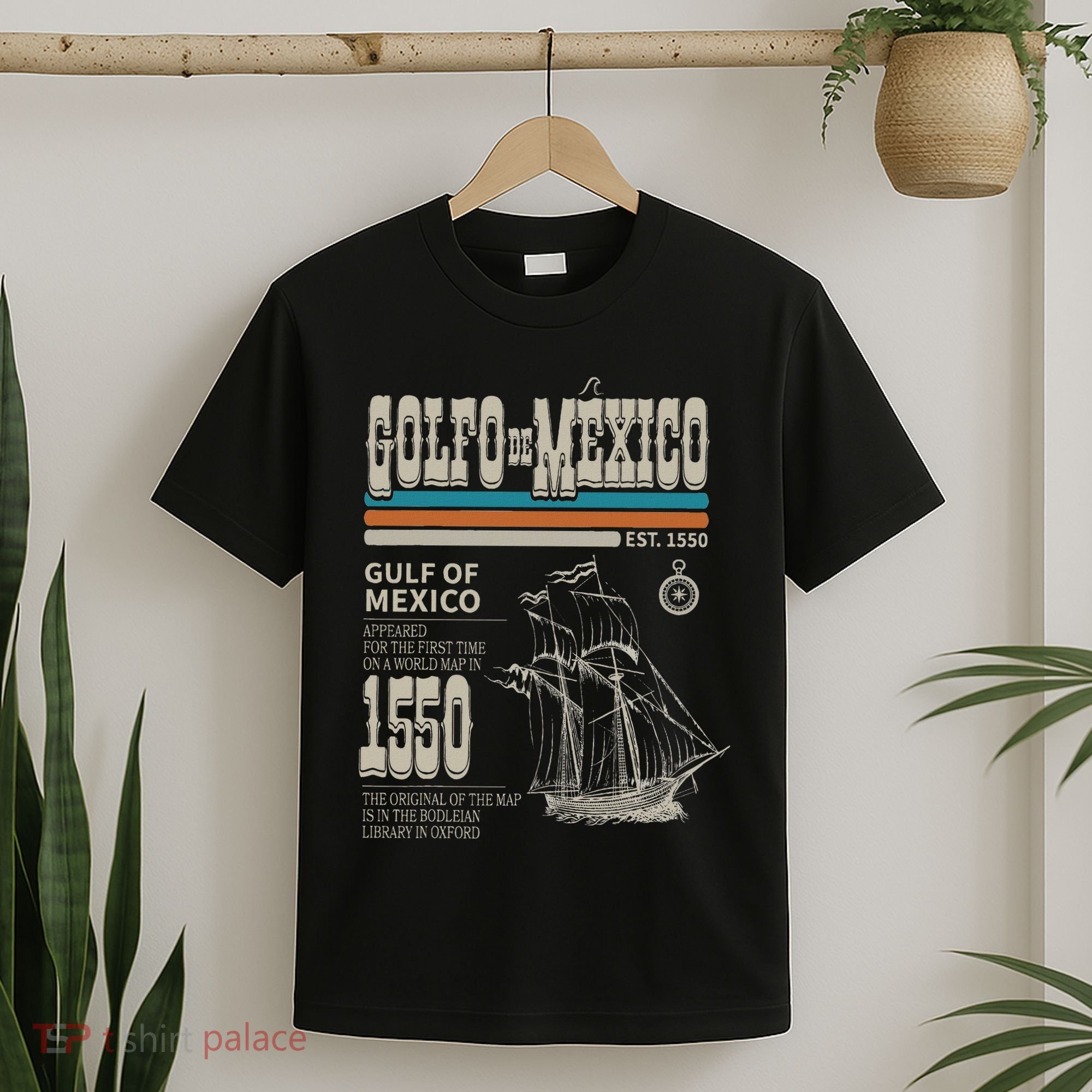 Golfo De MéXico Est 1550 Origin Gulf Of Mexico T-Shirt