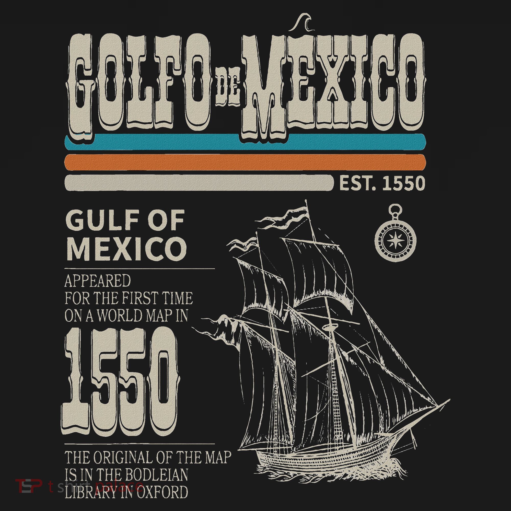 Golfo De MéXico Est 1550 Origin Gulf Of Mexico Women's Hoodie