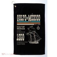Golfo De MéXico Est 1550 Origin Gulf Of Mexico Golf Towel thumb 0