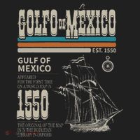 Golfo De MéXico Est 1550 Origin Gulf Of Mexico Golf Towel thumb 3