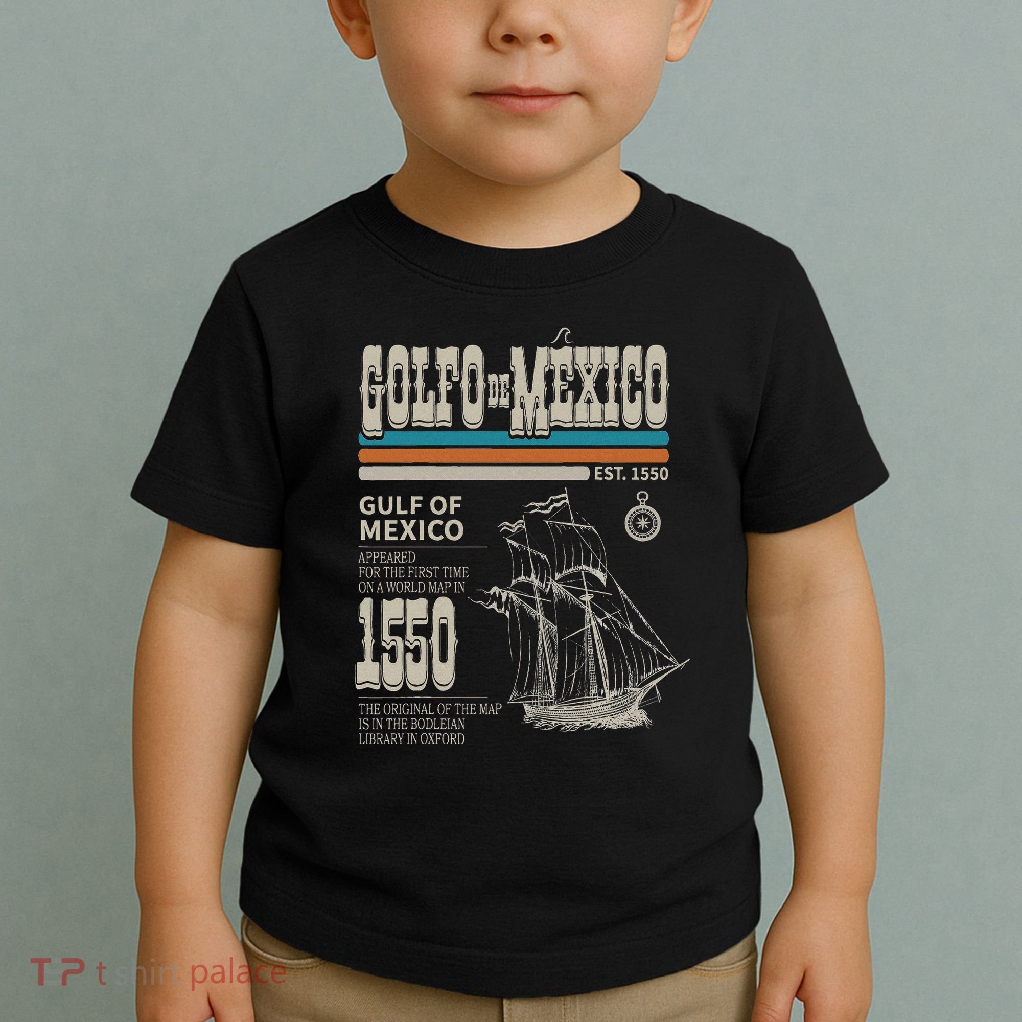 Golfo De MéXico Est 1550 Origin Gulf Of Mexico Toddler T-Shirt