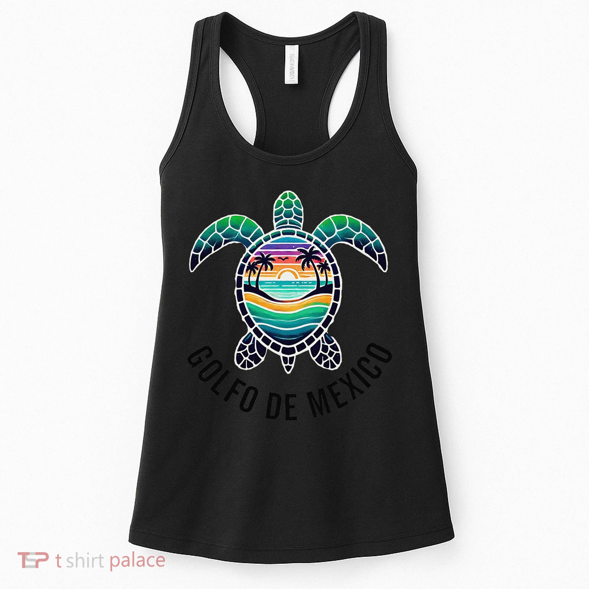 Golfo De Mexico Viva Mexico Gulf Of Mexico Souvenir Women's Tank Top