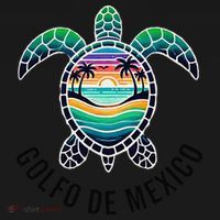 Golfo De Mexico Viva Mexico Gulf Of Mexico Souvenir Women's Tank Top thumb 5