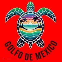 Golfo De Mexico Viva Mexico Gulf Of Mexico Souvenir Santa Hat thumb 1