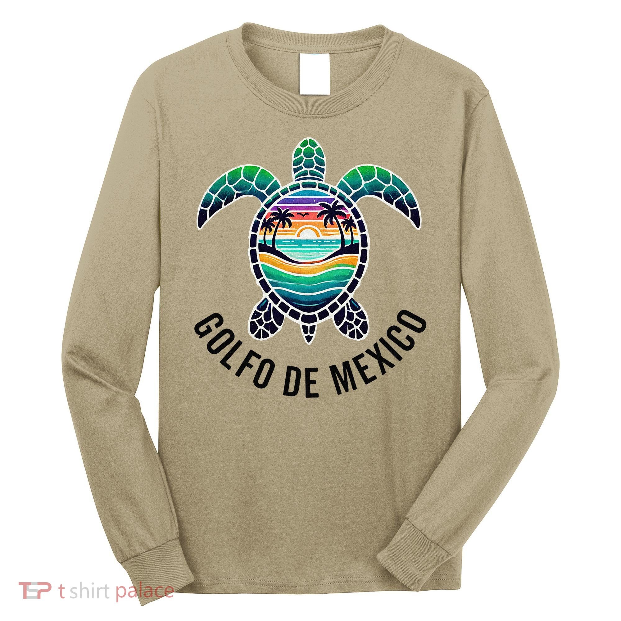 Golfo De Mexico Viva Mexico Gulf Of Mexico Souvenir Long Sleeve Shirt