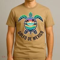 Golfo De Mexico Viva Mexico Gulf Of Mexico Souvenir T-Shirt thumb 3
