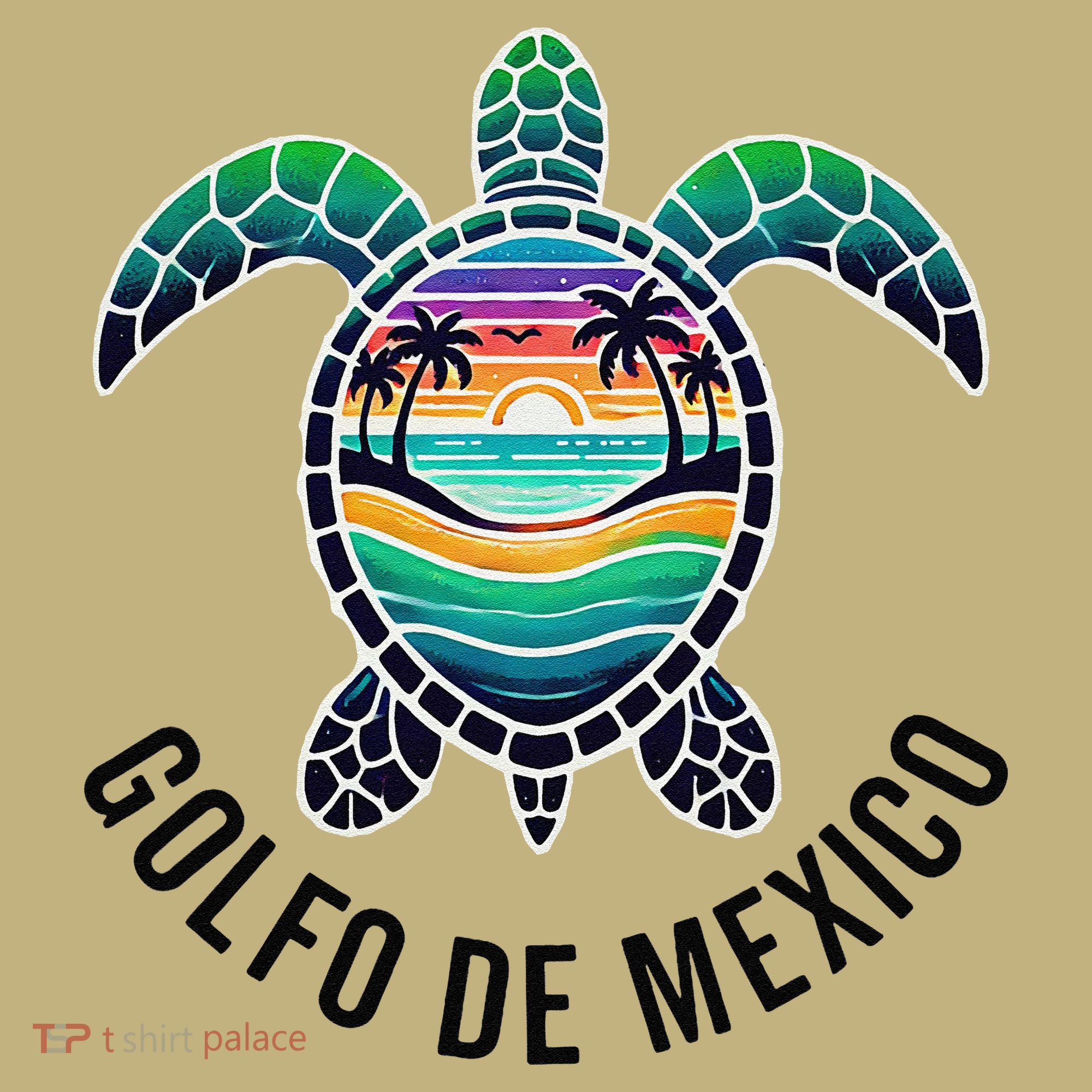Golfo De Mexico Viva Mexico Gulf Of Mexico Souvenir Polo