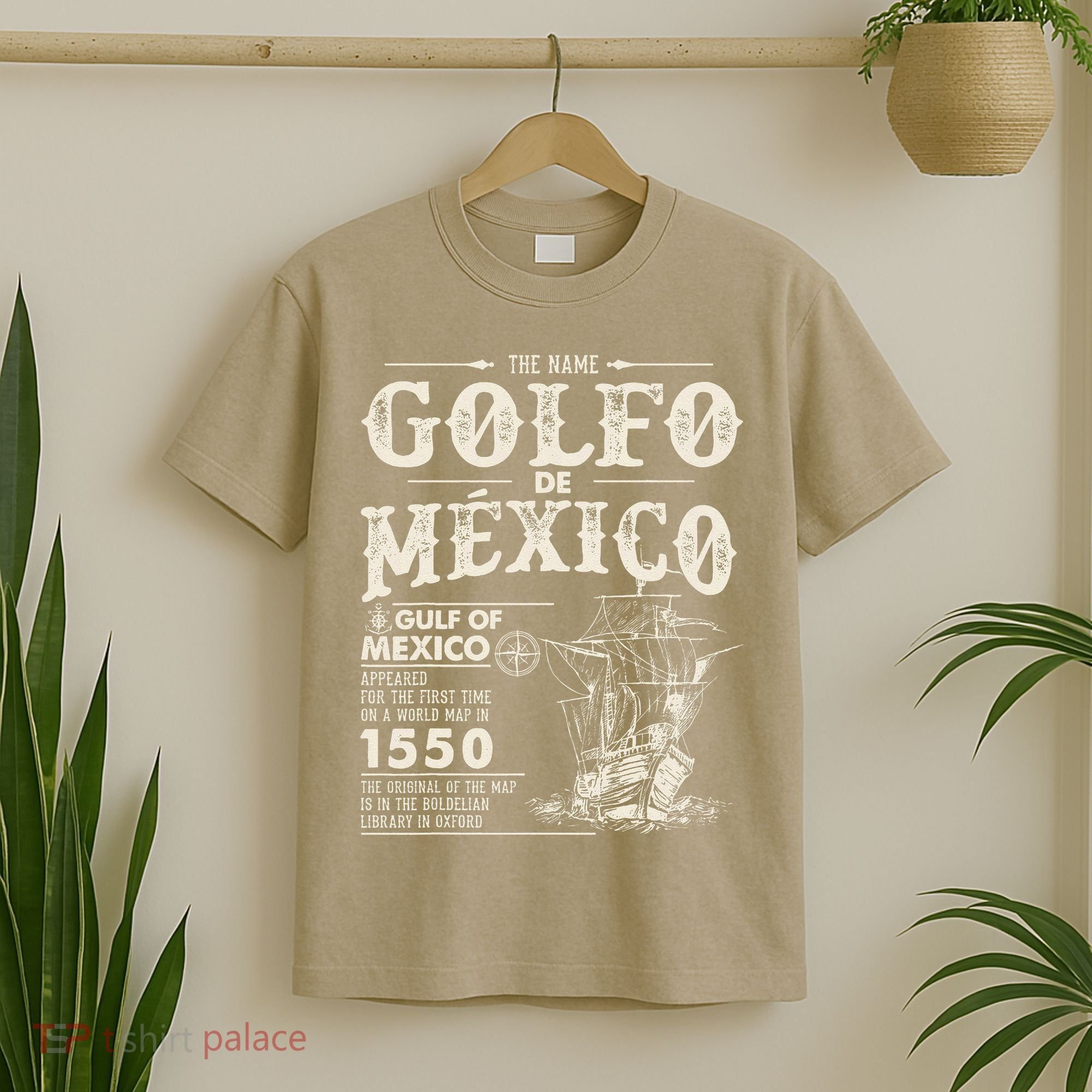 Golfo De MéXico 1550 Gulf Of Mexico 1550 Retro Vintage T-Shirt