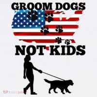 Groom Dogs Not Kids Funny Dogs Cute Meme  Women's Hoodie thumb 2