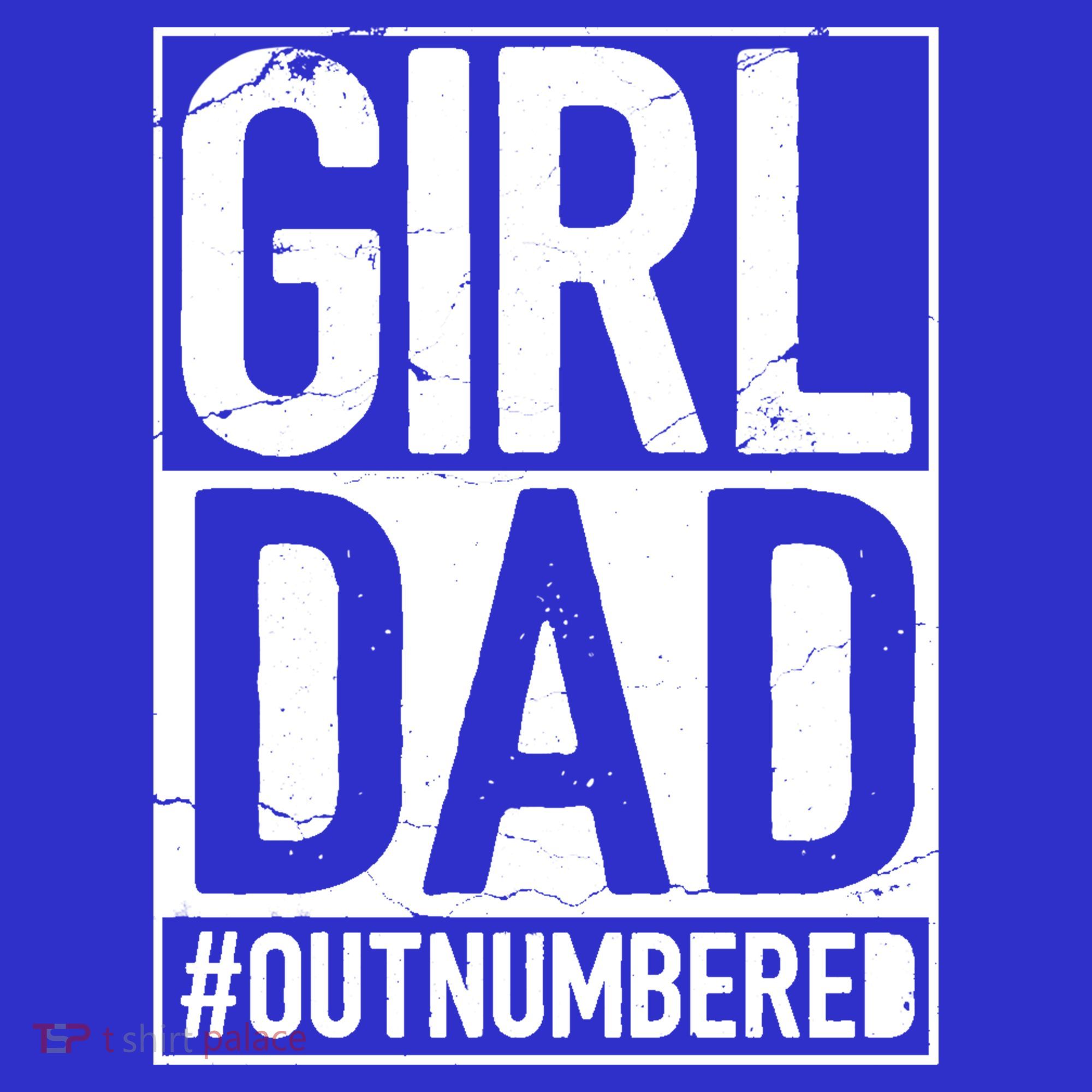 Girl Dad Outnumbered Gift Fathers Day From Wife Daughter Great Gift Hoodie