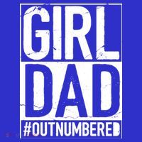 Girl Dad Outnumbered Gift Fathers Day From Wife Daughter Great Gift Women's Tank Top thumb 5