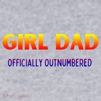 Girl Dad Officially Outnumbered Gift Women's Sweatshirt thumb 2