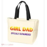 Girl Dad Officially Outnumbered Gift Tote Bag thumb 3