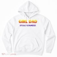Girl Dad Officially Outnumbered Gift Hoodie thumb 0