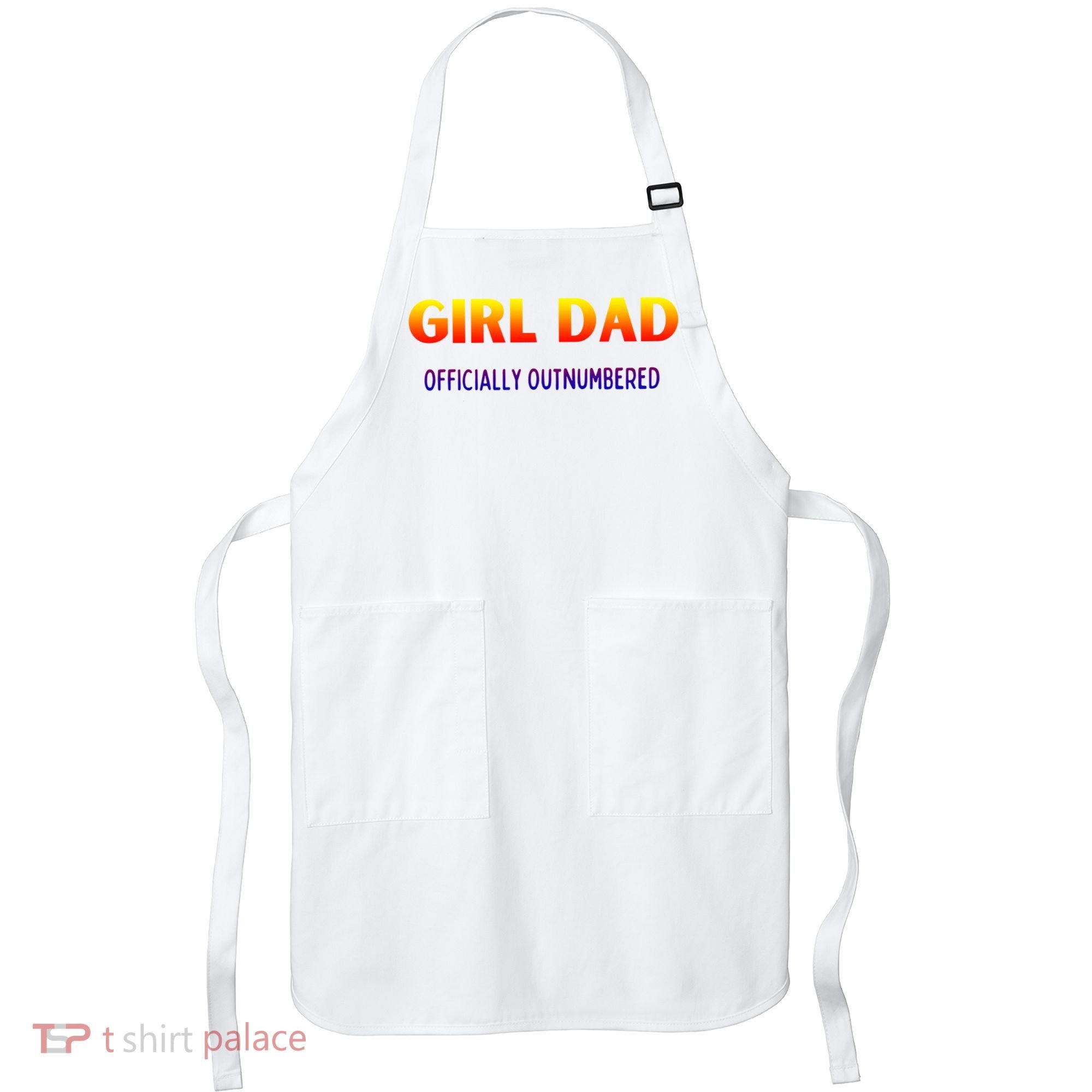 Girl Dad Officially Outnumbered Gift Apron