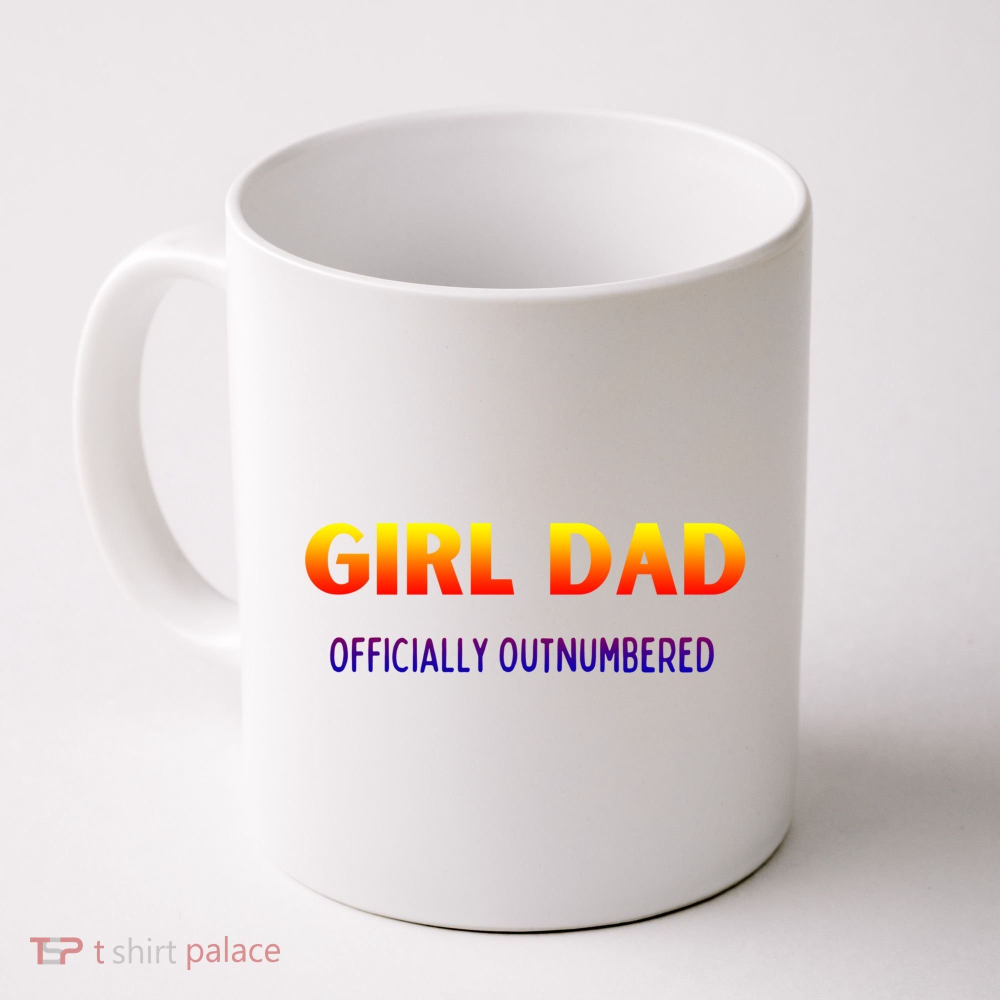 Girl Dad Officially Outnumbered Gift Coffee Mug