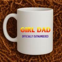 Girl Dad Officially Outnumbered Gift Coffee Mug thumb 2
