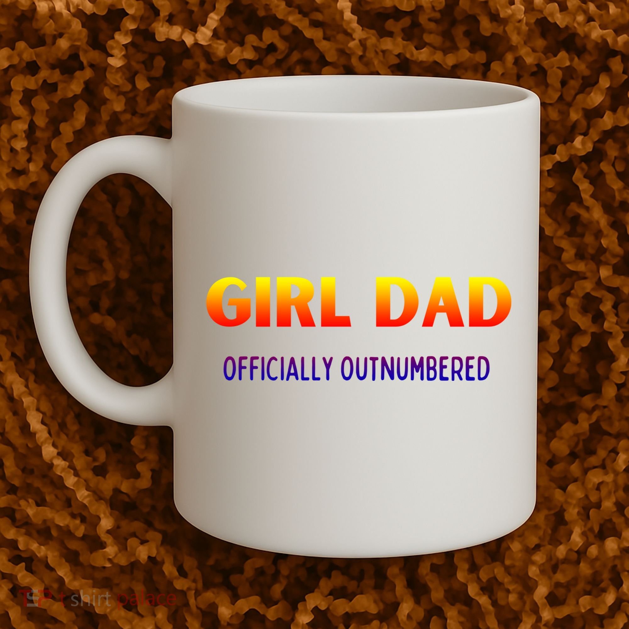 Girl Dad Officially Outnumbered Gift Coffee Mug