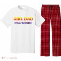Girl Dad Officially Outnumbered Gift Pajama Set thumb 0
