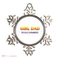 Girl Dad Officially Outnumbered Gift Ornament thumb 0