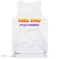 Girl Dad Officially Outnumbered Gift Tank Top thumb 0