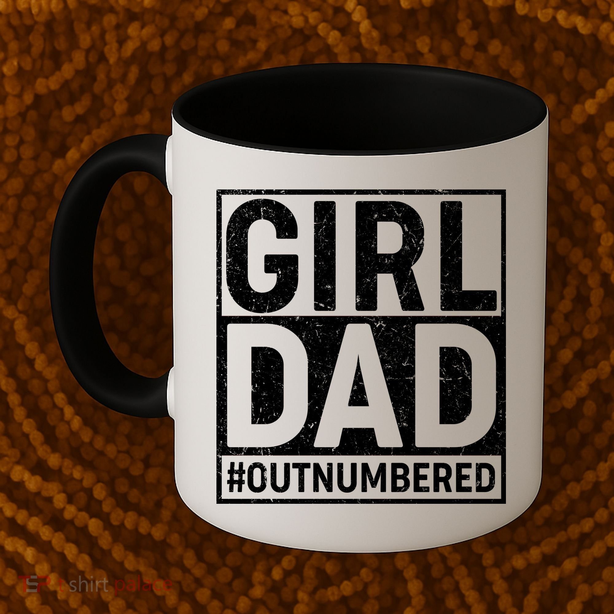 Girl Dad #OutNumbered Coffee Mug