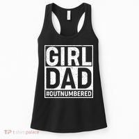 Girl Dad #OutNumbered Women's Tank Top thumb 0