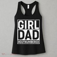 Girl Dad #OutNumbered Women's Tank Top thumb 3