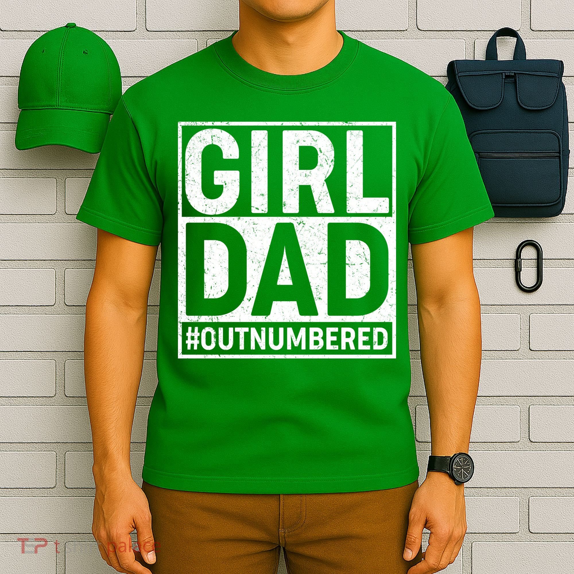 Girl Dad #OutNumbered T-Shirt