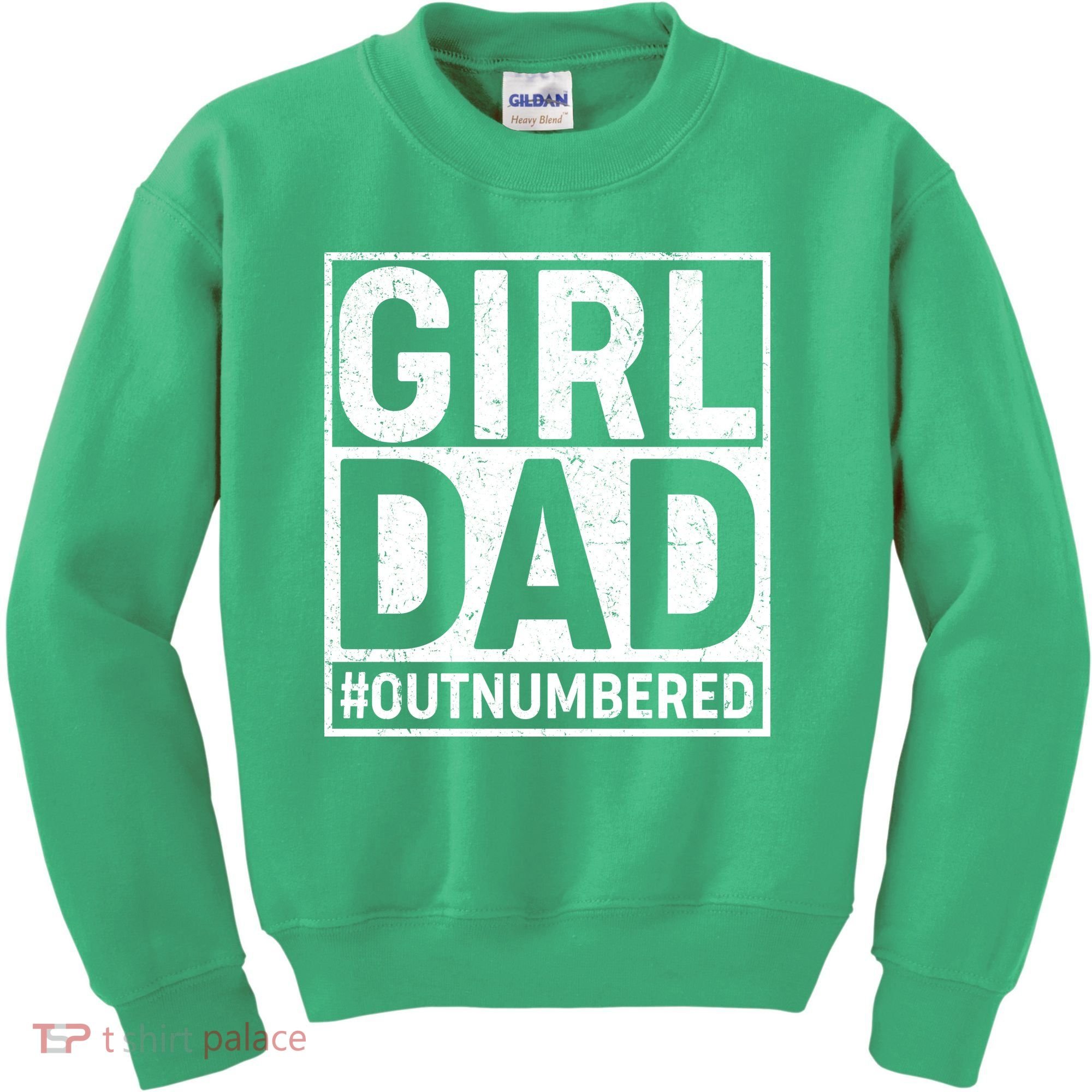 Girl Dad #OutNumbered Kids Sweatshirt